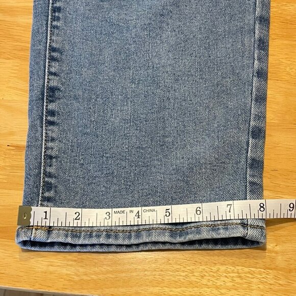 Joe Fresh + High Rise Straight Leg Medium Wash Jeans Denim Womens 16, 28' Inseam - Picture 15 of 16
